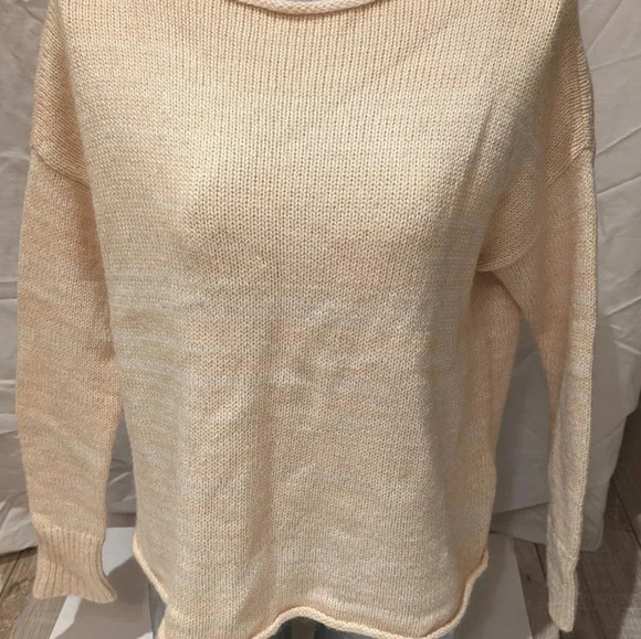 Madewell light peach sweater xs - Picture 3 of 6
